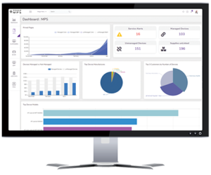 Managed Print Services Dashboard - PowerMPS