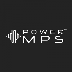 PowerMPS Logo - White on Black