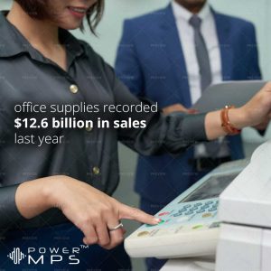 Office Supplies Sales Last Year in the USA