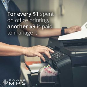 The cost of managing office printing