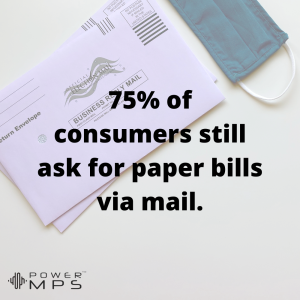 How many people still ask for paper bills