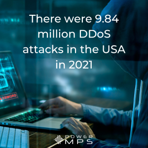 How many DDos attacks were there last year