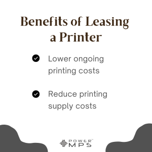 why you should lease a printer