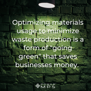 How going green saves a business money