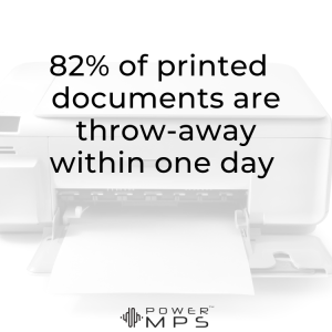 How much paper is wasted in an office