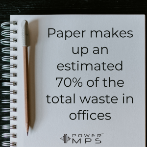How much paper is wasted in offices
